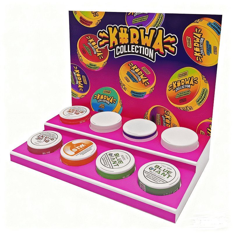 工厂定制口含烟桌面展示台