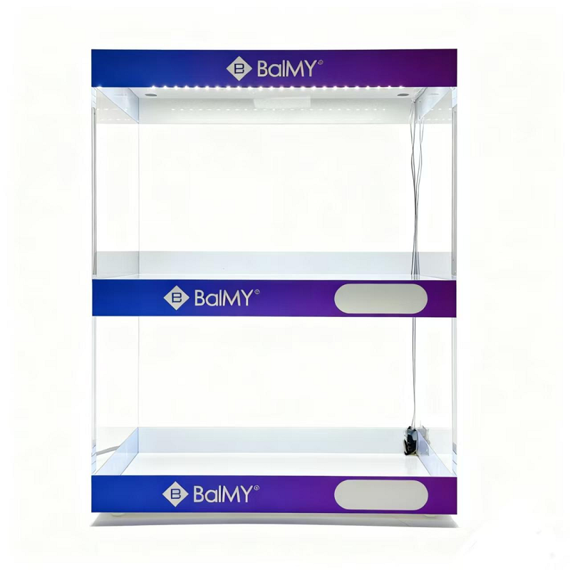 高透明亚克力电子烟桌面展示柜